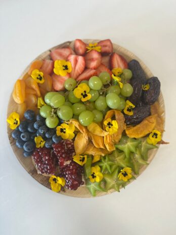 Small fresh fruit board